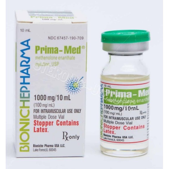 Prima-Med Bioniche Pharma (Primobolan Depot) 10ml (100mg/ml) Bioniche Pharmaceuticals